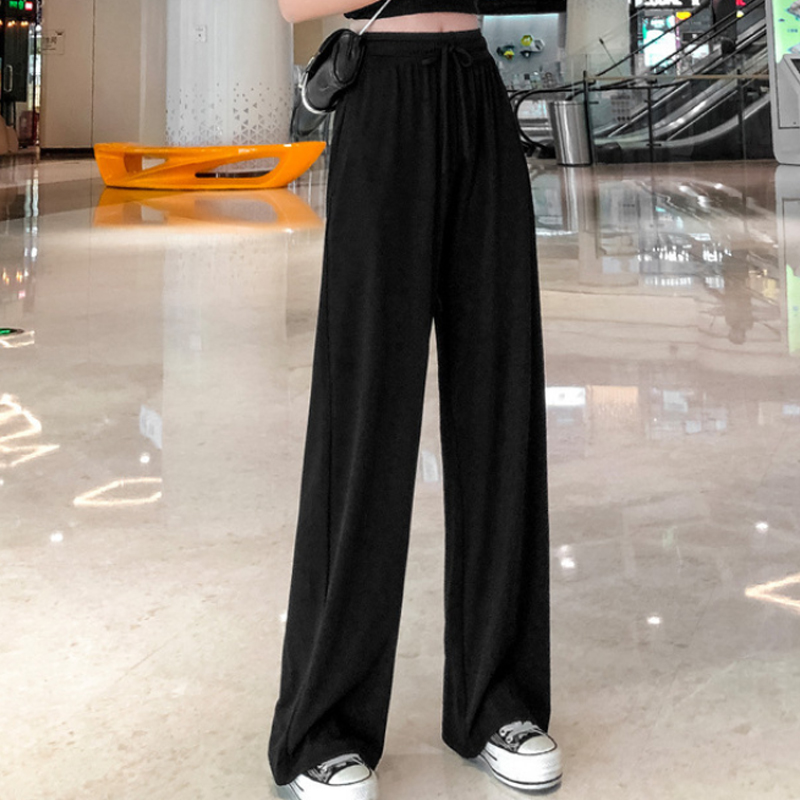 [จำกัดเวลาลดราคา] กางเกงทรงทิ้งตัว ผ้าระบายอากาศ ไม่ยับง่าย ทรงขากว้างใส่สบายใส่ได้ทุกโอกาส  [รับประกันของแท้] ราคาสุดคุ้ม! ยอดขายต่อเดือนมากกว่า10,000ชิ้น ต้อนรับสู่การเลือกซื้อ!