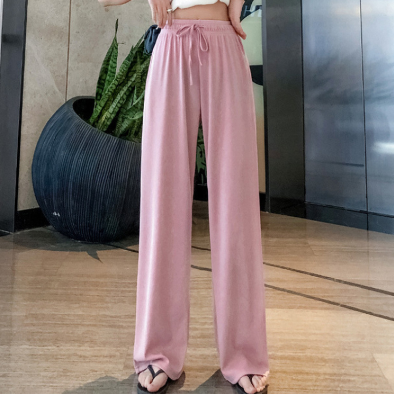 [จำกัดเวลาลดราคา] กางเกงทรงทิ้งตัว ผ้าระบายอากาศ ไม่ยับง่าย ทรงขากว้างใส่สบายใส่ได้ทุกโอกาส  [รับประกันของแท้] ราคาสุดคุ้ม! ยอดขายต่อเดือนมากกว่า10,000ชิ้น ต้อนรับสู่การเลือกซื้อ!