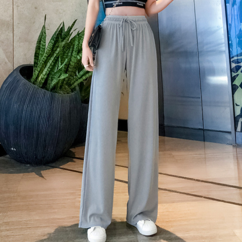 [จำกัดเวลาลดราคา] กางเกงทรงทิ้งตัว ผ้าระบายอากาศ ไม่ยับง่าย ทรงขากว้างใส่สบายใส่ได้ทุกโอกาส  [รับประกันของแท้] ราคาสุดคุ้ม! ยอดขายต่อเดือนมากกว่า10,000ชิ้น ต้อนรับสู่การเลือกซื้อ!